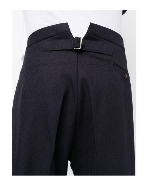 Maison Margiela Blue Combination Trousers for men