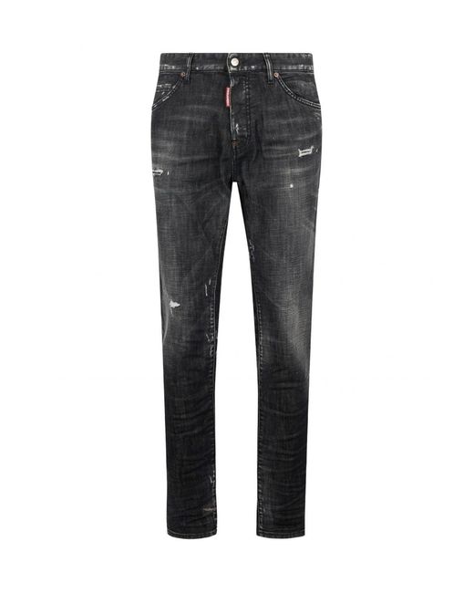 DSquared² Black Teddy Jeans for men