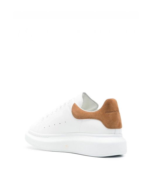 McQueen White Oversized Sole Sneakers for men