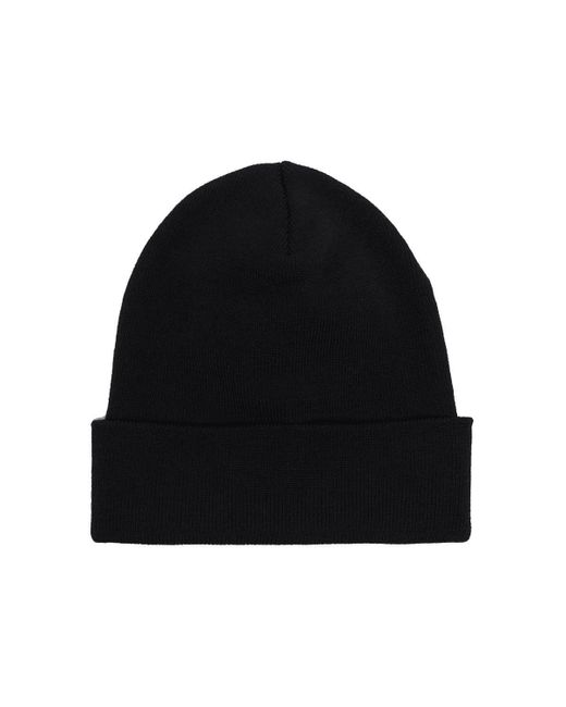 3 MONCLER GRENOBLE Black Classic Grenoble Logo Hat for men