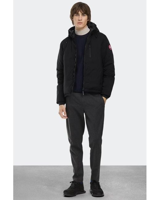 Canada Goose Black Lodge Hooded Jacket for men