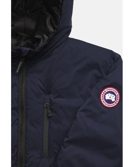 Canada Goose Blue Lodge Hooded Jacket for men