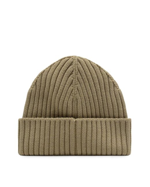 Givenchy Green Ribbed Wool Beanie for men
