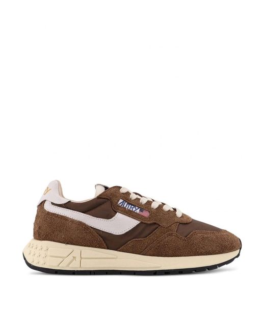 Autry Brown Reelwind Low Nc39 Sneakers for men