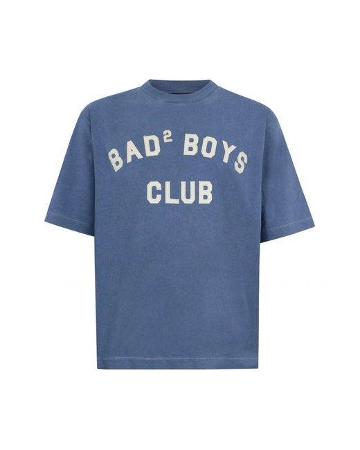 DSquared² Blue Loose Fit Bad Boys Tee for men