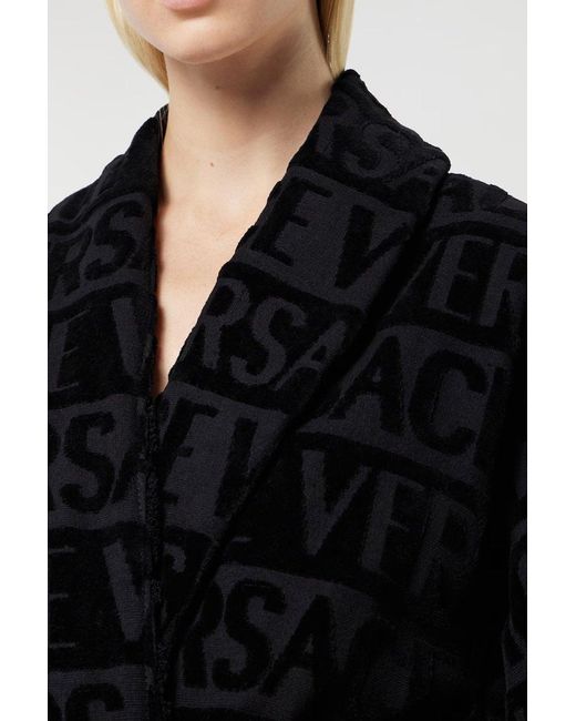 Versace Black Bathrobe I Heartbaroque for men