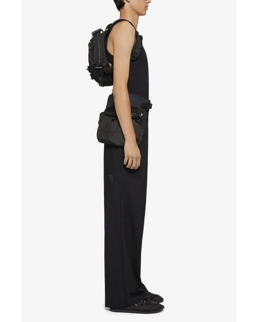 Givenchy Black Cotton Mix Trousers for men