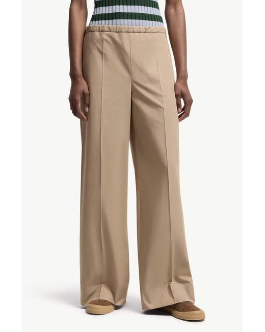 Moncler Natural Open Cuff Trousers