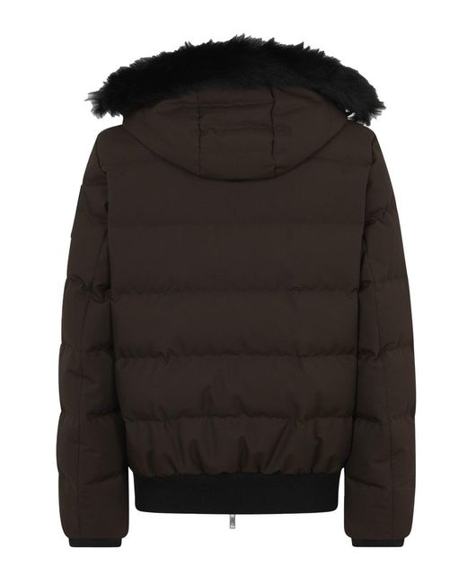 Moose Knuckles Black Cloud Neoshear Bomber for men