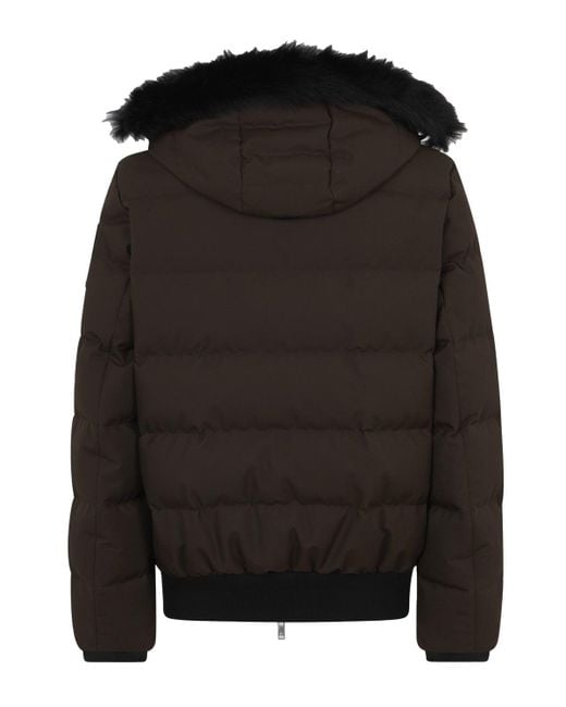 Moose Knuckles Black Cloud Neoshear Bomber for men
