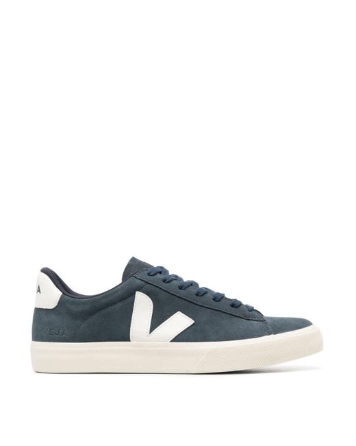 Veja Blue Campo Suede Nautico_white