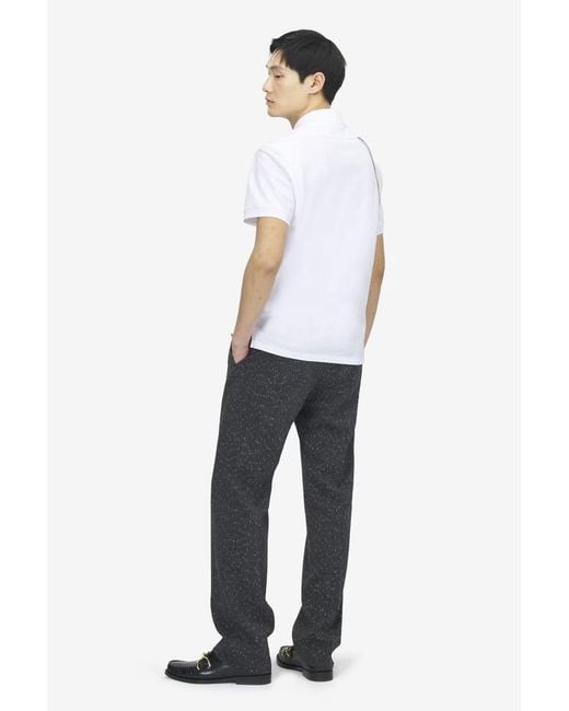 McQueen White Harness Polo for men