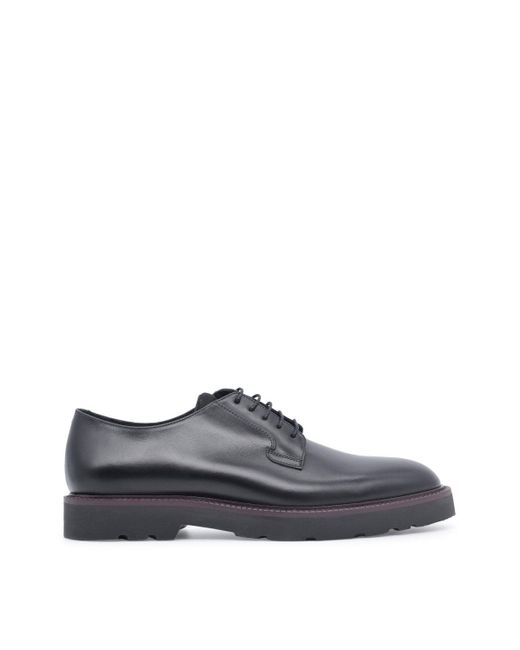 Paul Smith Gray Ras Leather Shoes for men