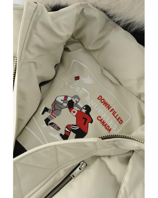 Moose Knuckles Natural 3q Neoshear Jacket for men