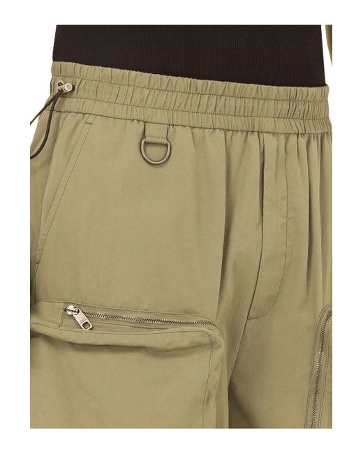 Dolce & Gabbana Green Patch Pocket Shorts for men