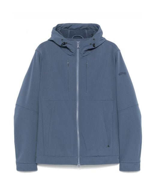 Paul & Shark Blue Re Shark Shell Jacket for men