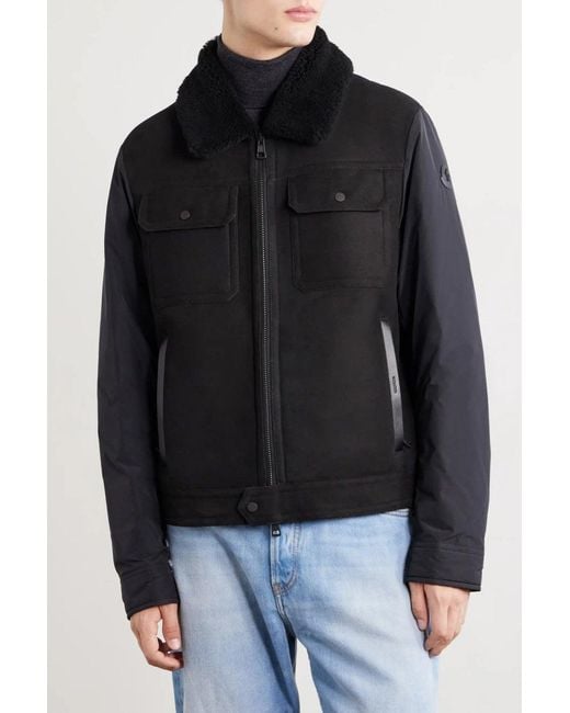 Moncler Black Zerique Jacket for men