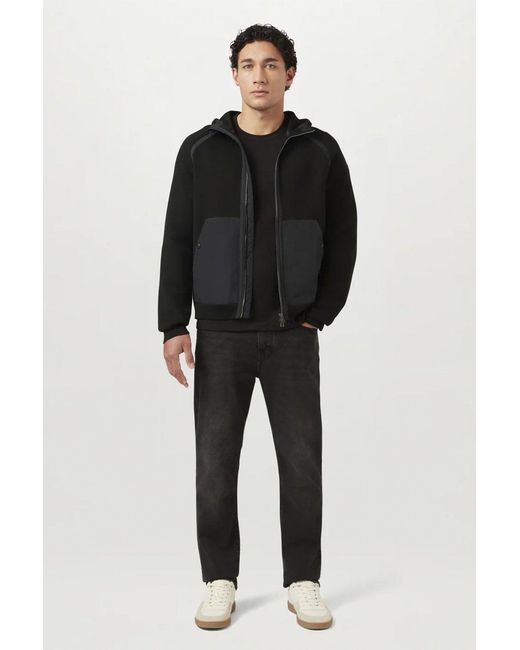 Belstaff Black View Hooded Top for men