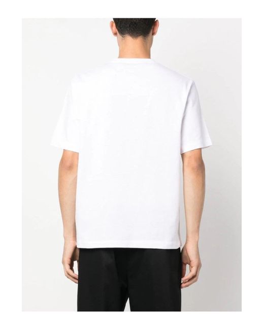 Palm Angels White Sartorial Tape Pocket Tee for men