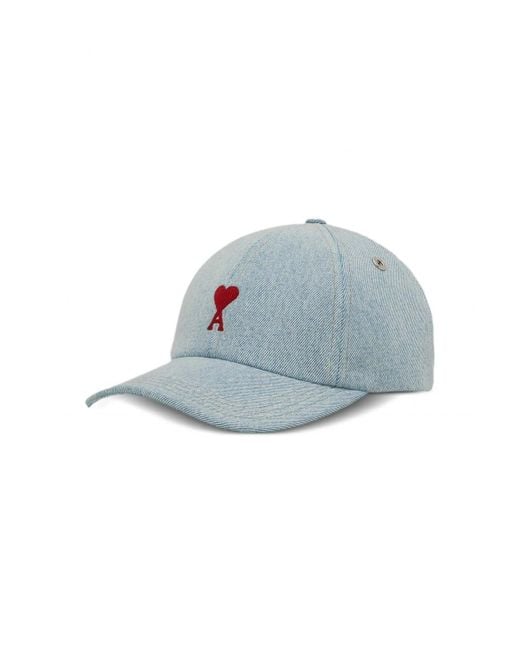 AMI Blue Red Adc Embroidery Cap