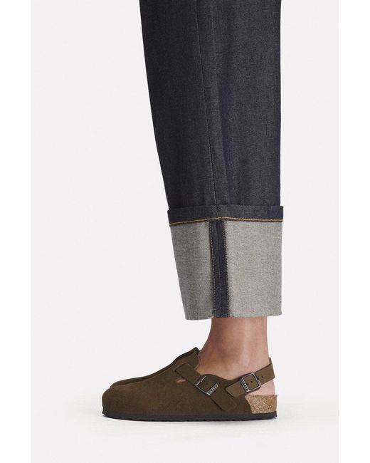 Birkenstock Brown Tokio Suede Leather for men