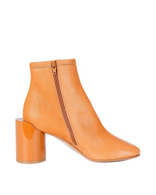 Maison Margiela Brown Off Set Heel
