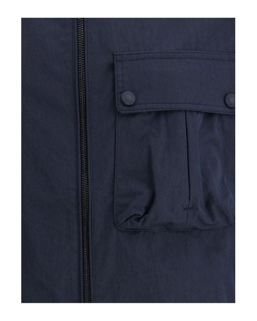Belstaff Blue Drome Overshirt for men