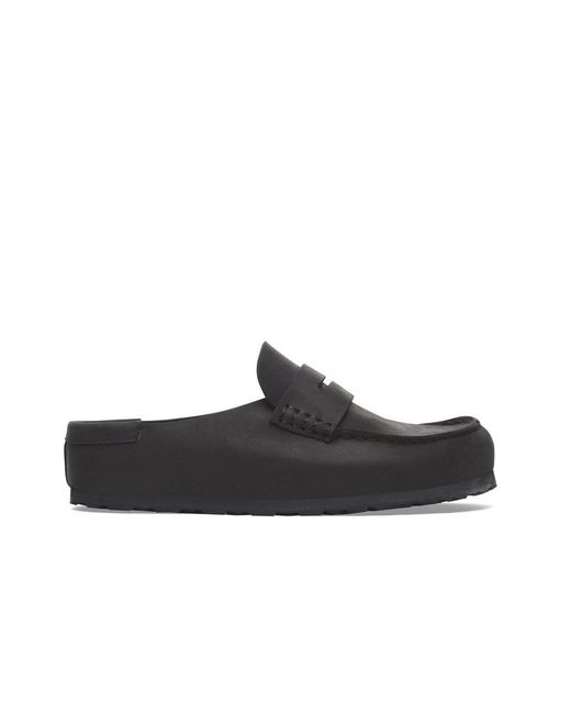 Birkenstock Black Naples Wrapped Oiled Leather for men
