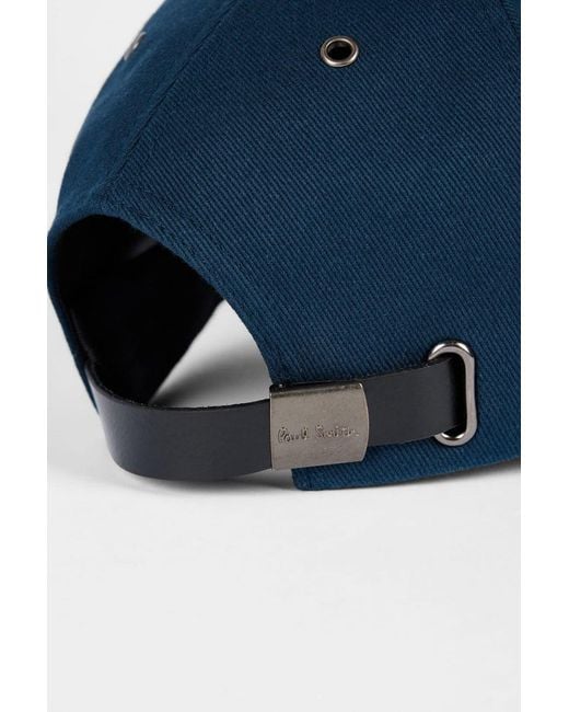 Paul Smith Blue Signature Trim Cap for men
