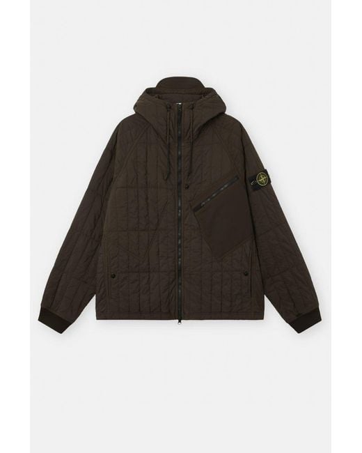 Stone Island Black Quilted 4100015 Jacket for men