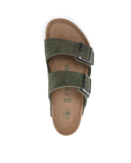 Birkenstock Green Arizona Microfibre Sandals for men