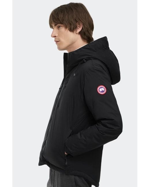 Canada Goose Black Lodge Hooded Jacket for men