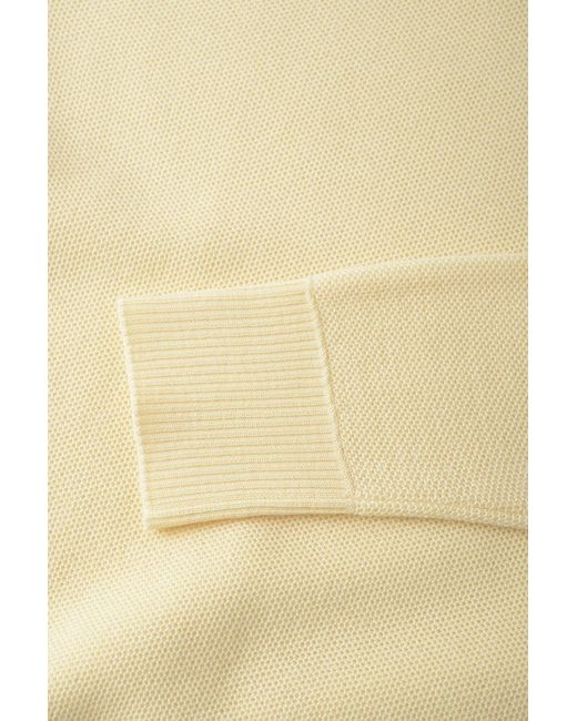 Moncler Natural Tonal Logo Sweater for men
