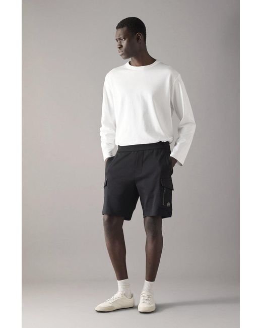 Moose Knuckles Black Dalon Shorts for men