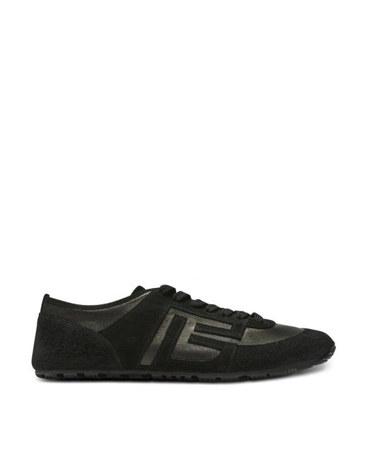 Balmain Black Sneakers Racer 45 for men
