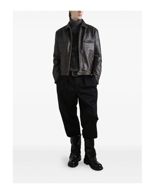 Dolce & Gabbana Black Turtle Neck Logo Sweater for men