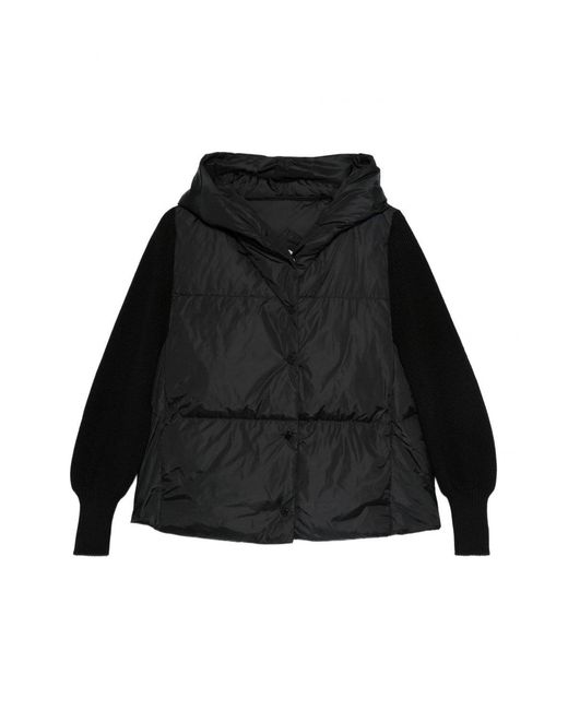 Canada Goose Black Hybridge Astonia Knit Hoody