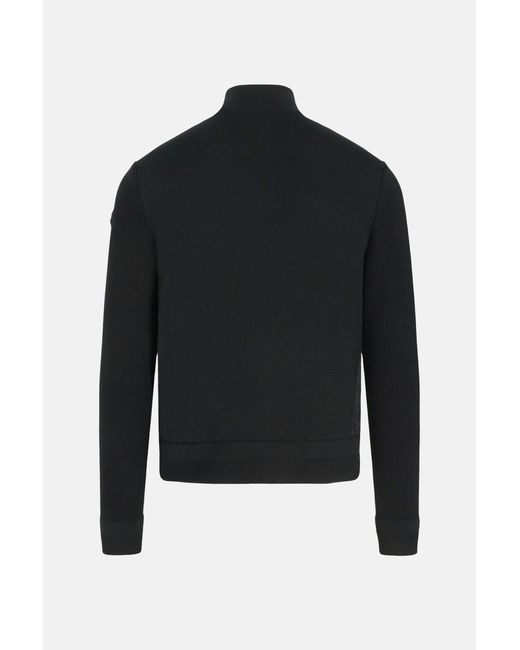 Moncler Black Hybrid Cardigan for men