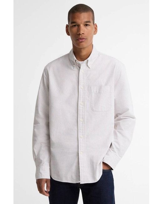 Barbour Pink Authentic Striped Oxfordshirt for men