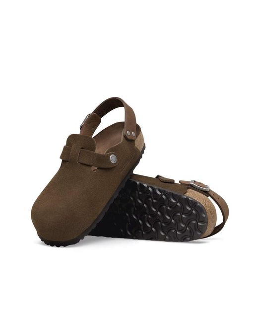 Birkenstock Brown Tokio Suede Leather for men