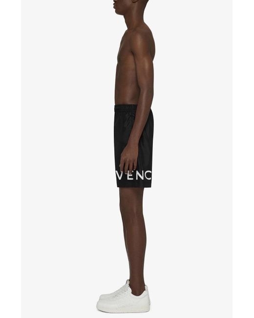 Givenchy Black 4 G Logo Swimshorts for men