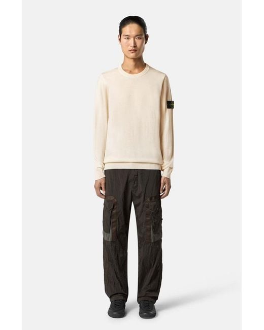 Stone Island Natural Compass Badge 5100071 Sweater for men
