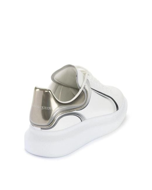 Alexander mcqueen sneakers silver back store