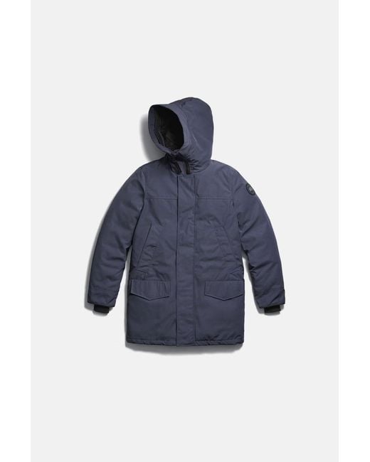 Canada Goose Blue Langford Parka Black Disc for men
