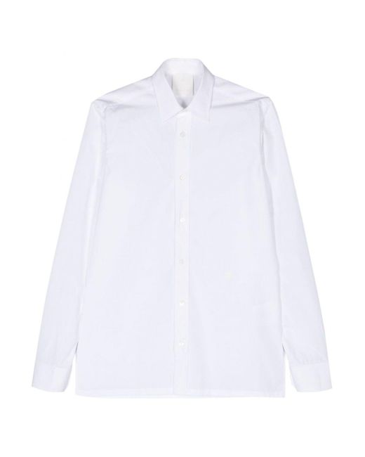 Givenchy White 4 G Cotton Shirt for men
