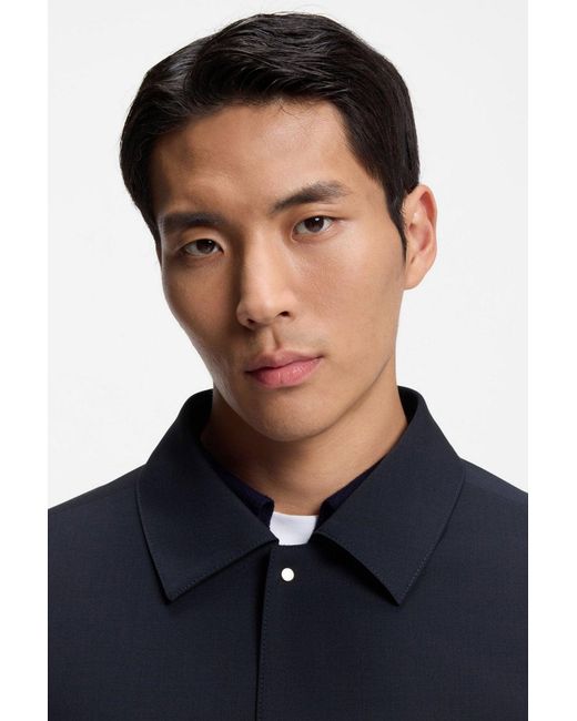 Boss Blue P Carper Coach Jacket for men