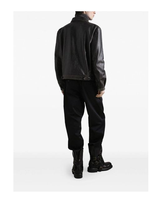 Dolce & Gabbana Black Turtle Neck Logo Sweater for men