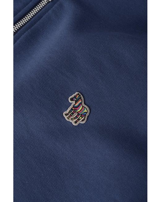 Paul Smith Blue Zebra 1/4 Zip Sweater for men