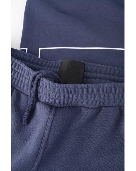 Givenchy Blue Over Size Logo Cuffed JOGGERS for men