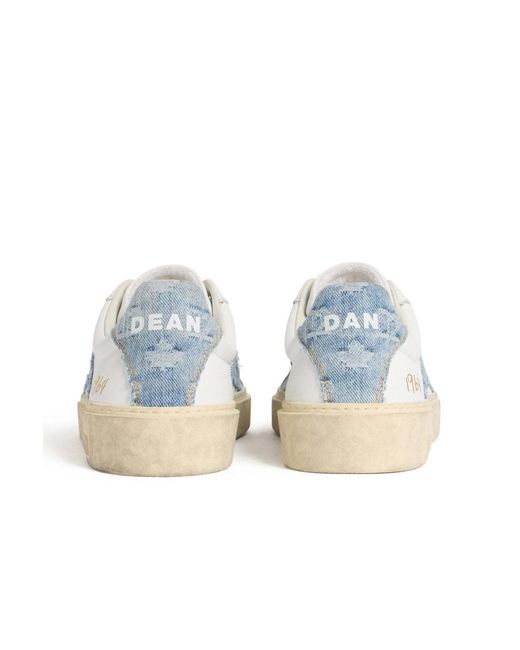 DSquared² White D2 Monogram Rider Sneakers for men